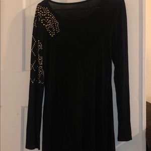 Black cocktail dress